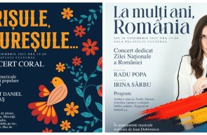 Un concert coral pe versuri populare româneşti și un concert dedicat României, cu „muzica Bucureștiului de altădată”, în ultimele două săptămâni din noiembrie, la Filarmonică