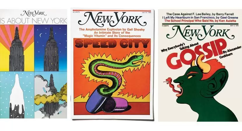 Milton Glaser - New York Magazine covers