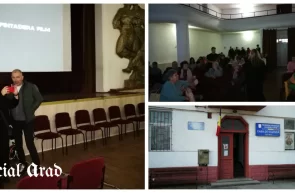 Sala plina la Chisineu Cris la avanpremiera documentarului despre Lajos Szantay