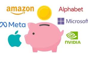 miliarde - giganții IT Amazon, Apple, Alphabet, Microsoft, Meta și Nvidia