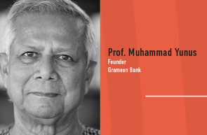 Muhammad Yunus - câștigător al premiului Nobel pentru Pace