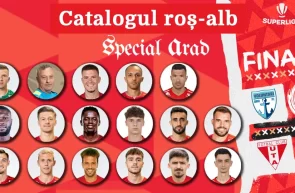 Catalogul roș-alb. Notele jucătorilor echipei arădene, acordate de cititori, după meciul FC Voluntari – UTA 0-1