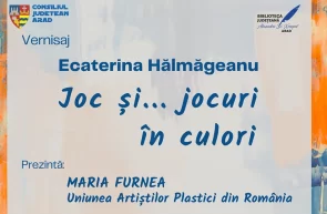 Joc și jocuri de culori - Ecaterina Hălmăgeanu - expoziție Biblioteca