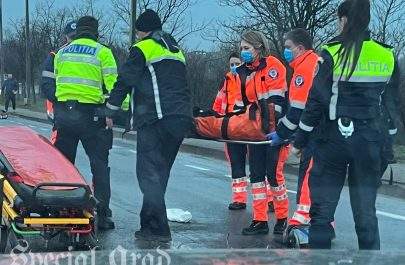 Motociclist accidentat pe podul spre Subcetate 3