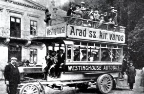 autobuz MARTA Westinghouse Arad - foto Aradul de Altădată