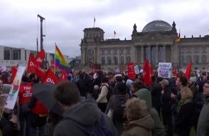 captura video proteste germania