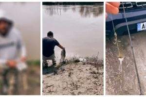 Jandarmii arădeni au prins cinci persoane la pescuit ilegal pe râul Mureș