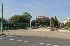 statie tramvai podgoria google street view