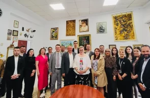 De Ziua Diversității Culturale, rectorul UVVG a primit vizita reprezentanților mai multor universități europene