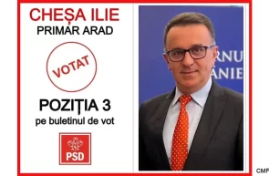 Viitorul Aradului sta in mainile noastre ale cetatenilor P electoral Ilie Chesa PSD Arad