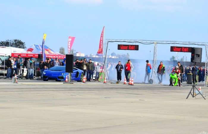 Incident grav la concursul Drag Racing de pe Aeroportul din Arad! Tânărul de 17 ani, în afara oricărui pericol