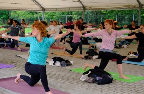 yoga day eutopia gardens 2024