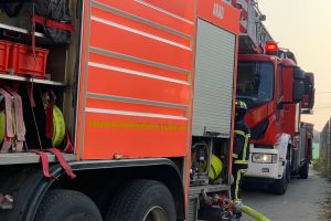 incendiu pompieri ISU