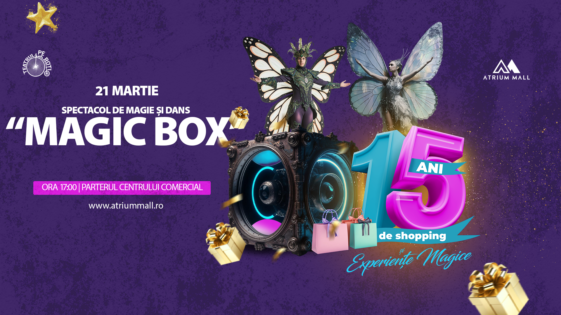 Atrium Mall 15 ani Spectacol de magie și dans MAGIC BOX