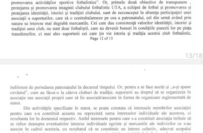 Extras din decizia Judecatoriei Arad (25.06.2024)