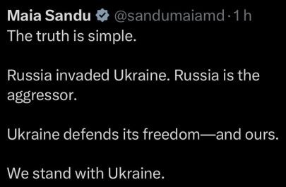 mama sandu solidaritate ucraina
