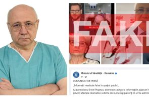 Dr. Irinel Popescu reacționează la escrocheria verificată și dezmințită de Special Arad