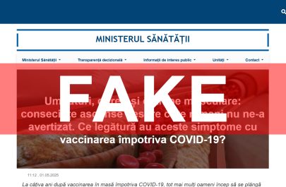 Escrocherie și Fake News remediu fals