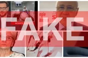 Escrocherie și Fake News videoclip fals pe Facebook despre un remediu unic pentru cheaguri de sânge cauciucate