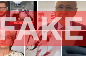 Escrocherie și Fake News videoclip fals pe Facebook despre un remediu unic pentru cheaguri de sânge cauciucate