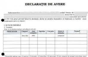 DECLARATIILE DE AVERE