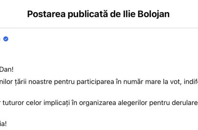 felicitări Bolojan
