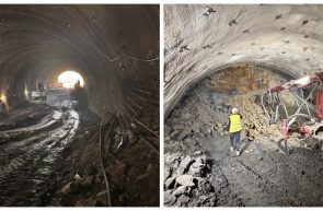 Peste 700 de muncitori lucrează la tunelurile Margina - Holdea
