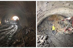 Peste 700 de muncitori lucrează la tunelurile Margina - Holdea