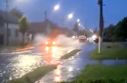 Ploile torențiale și inundațiile din Arad
