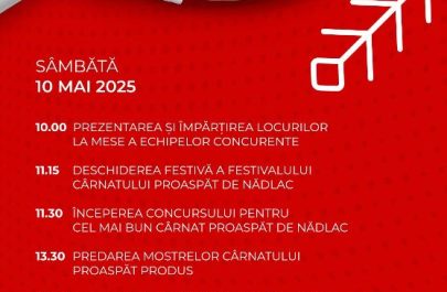 festivalul cârnatului proaspăt 2025 program