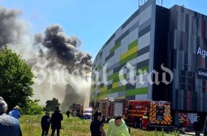incendiu stins Agora mall