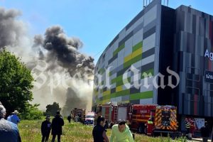 incendiu stins Agora mall