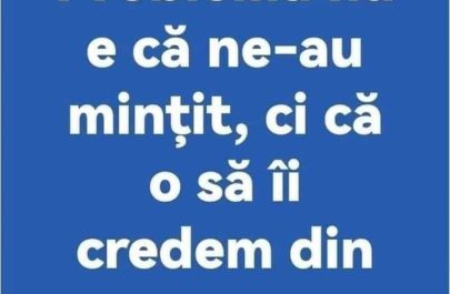 minți din nou