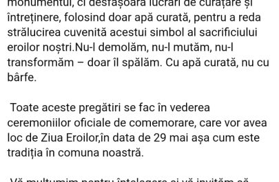 primar păuliș dezminte fake news