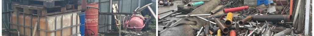 ulei uzat deșeuri metalice
