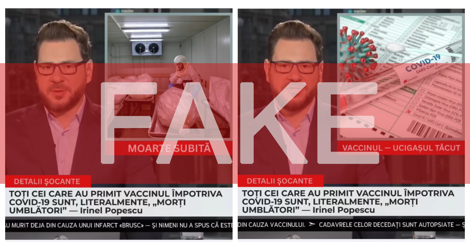 Escrocherie și Fake News: videoclip fals pe Facebook despre un „remediu unic pentru cheaguri de sânge cauciucate”