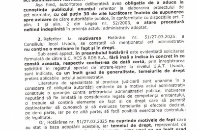A doua pagina