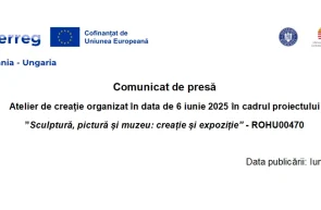 Atelier de creatie organizat in data de 6 iunie 2025