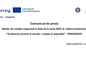 Atelier de creatie organizat in data de 6 iunie 2025