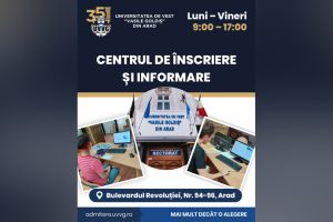 Două noi programe de studiu la Extensia Baia Mare a Universității de Vest Vasile Goldiș din Arad
