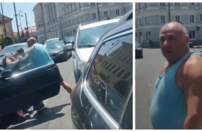 Nervi și violență în trafic - șofer atacat în plină zi de un alt șofer, lângă Teatru Arad
