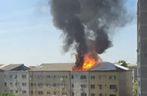 incendiu bloc slatina