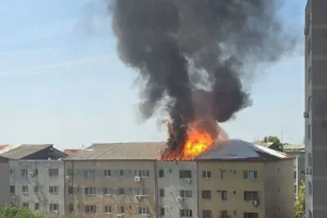 incendiu bloc slatina