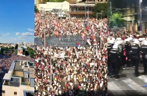 Serbia protest