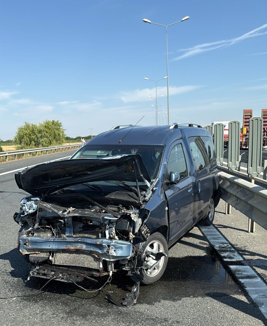 Accident pe autostrada A1, în județul Arad