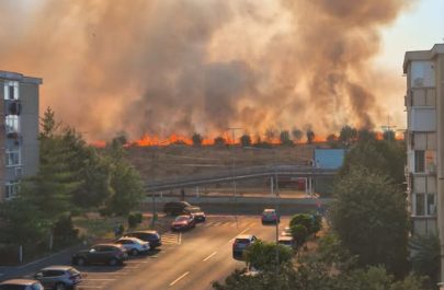 incendiu uriaș in Alfa Arad