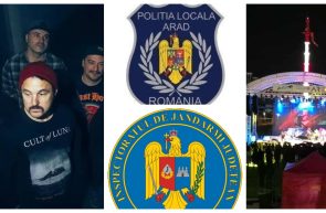 Poliția Locală Jandarmeria Arad anulare concert Coma