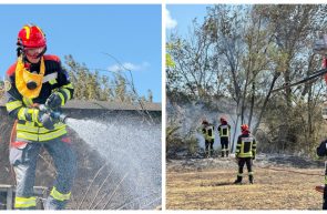 Pompierii români, mobilizați în Franța pentru stingerea unui incendiu de pădure