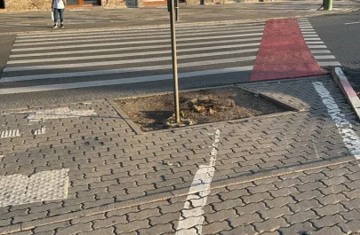 Trotuar și pistă de biciclete à la Arad 2