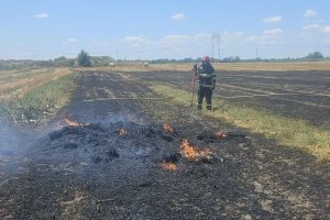 incendiu lângă centură